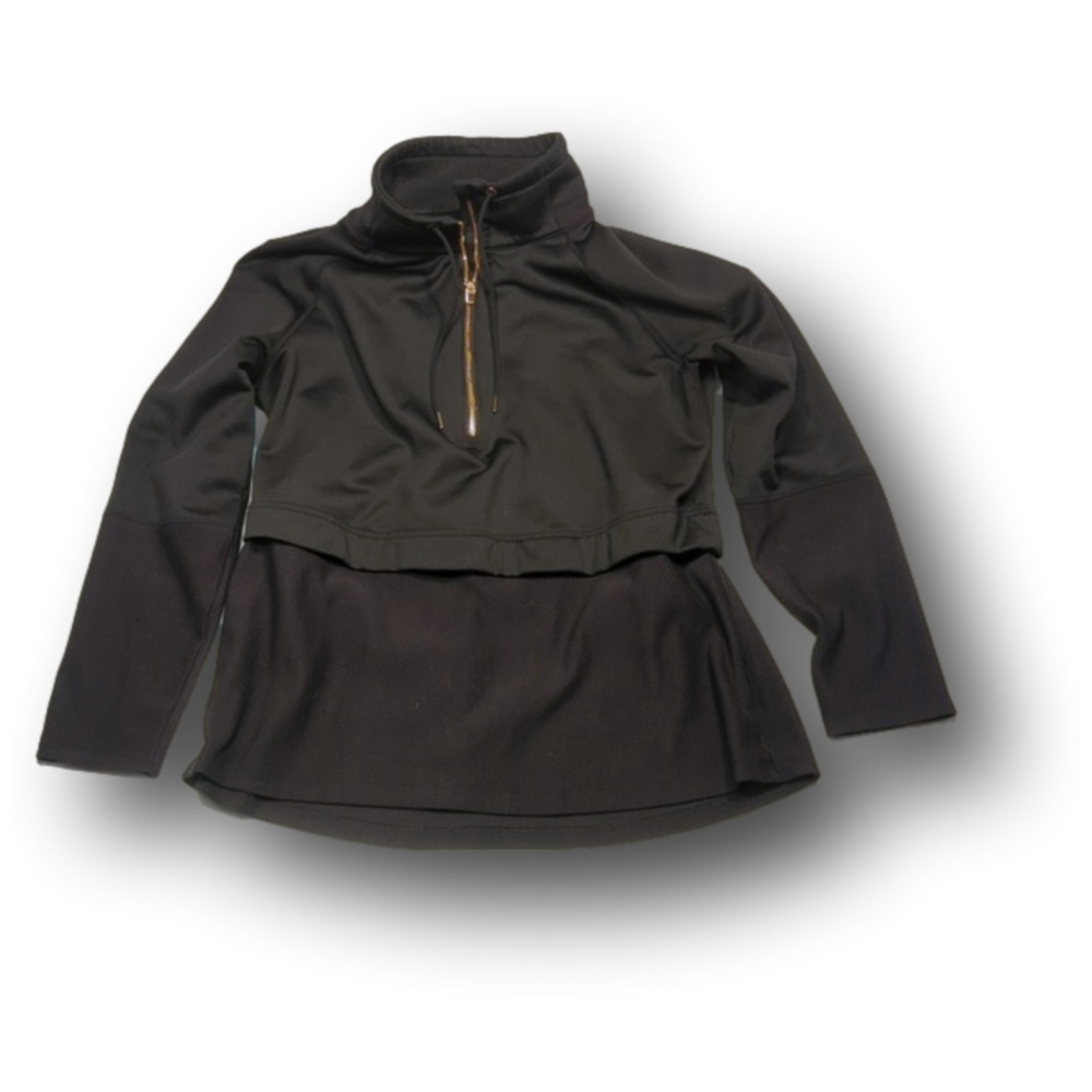 Multi-Texture Quarter Zip Performance Pullover